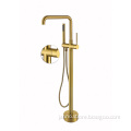 Floor Mount Stainless Steel Bathroom Tub Faucet